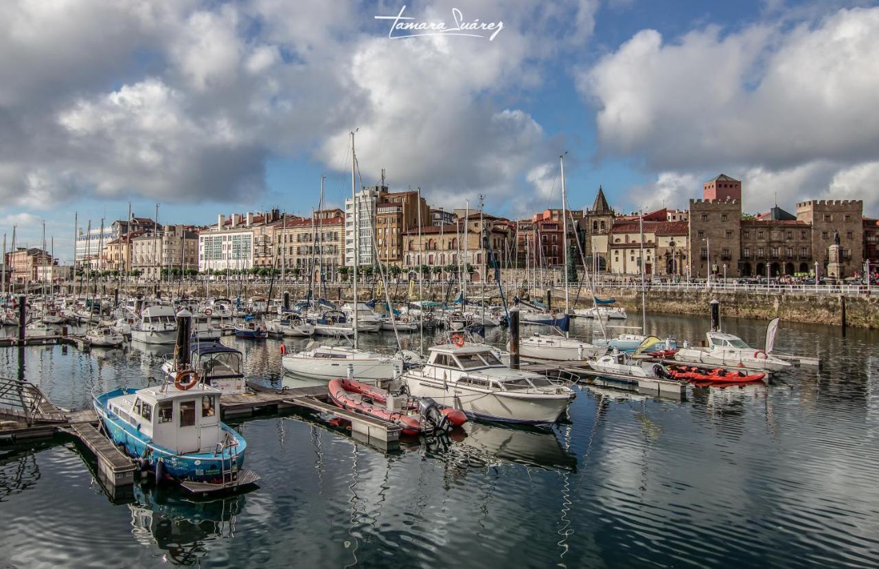 Duplex 21, Alojamiento Cerca De La Playa Con Wifi Gijón Extérieur photo